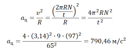 Центростремительное ускорение