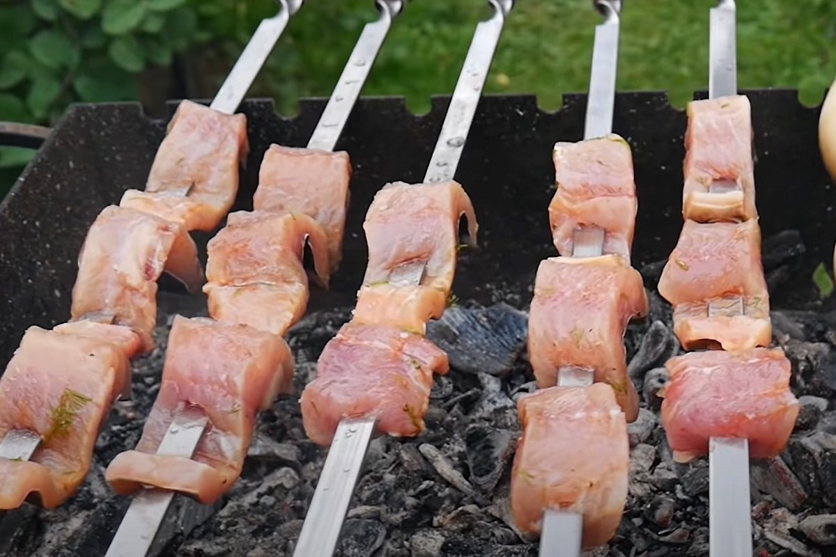 Шашлык из карпа рецепт