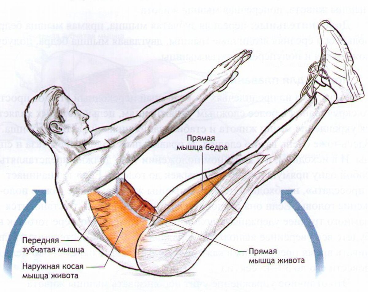 Упражнения для живота и боков для мужчин