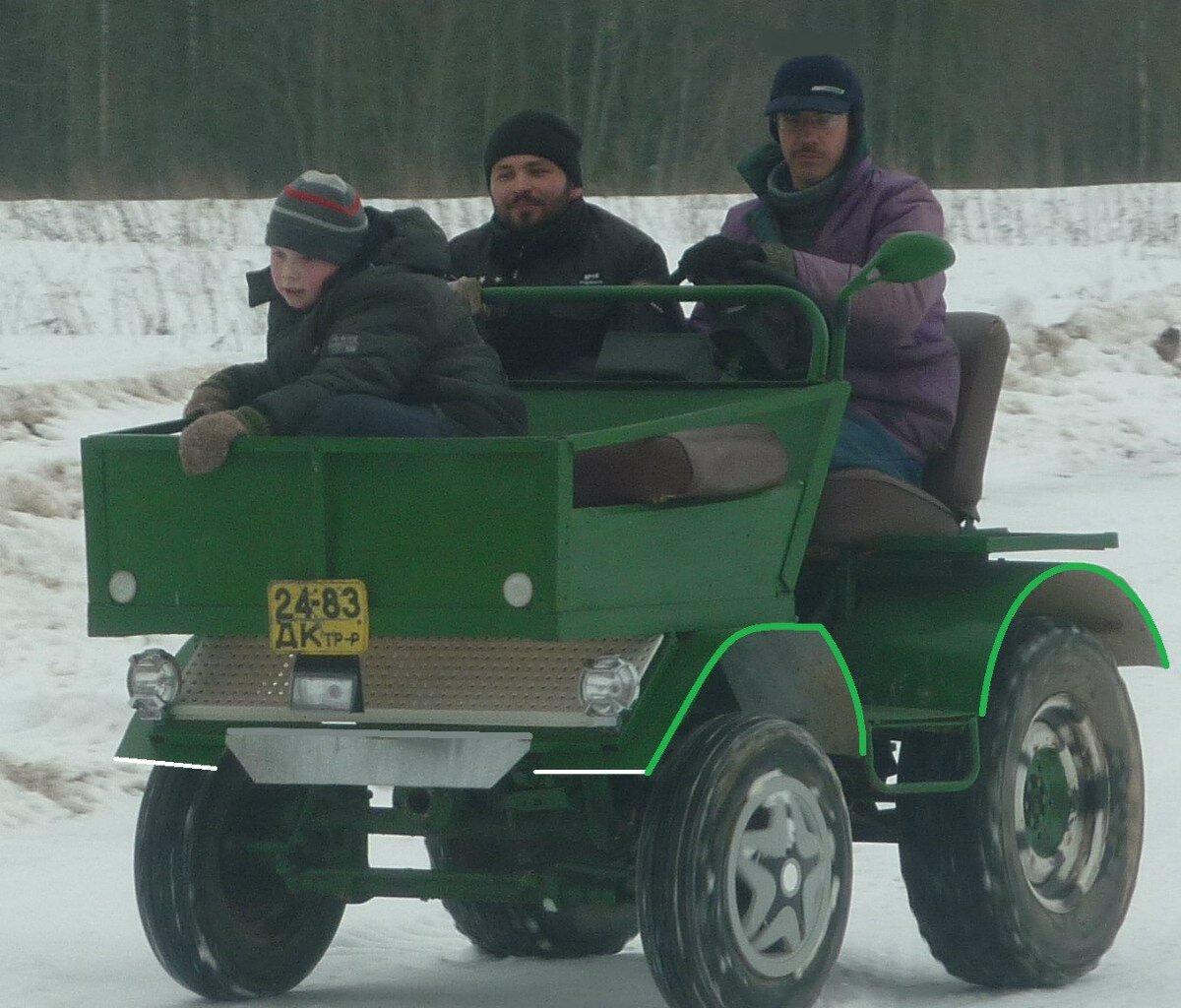 Самоходное шасси миник т16