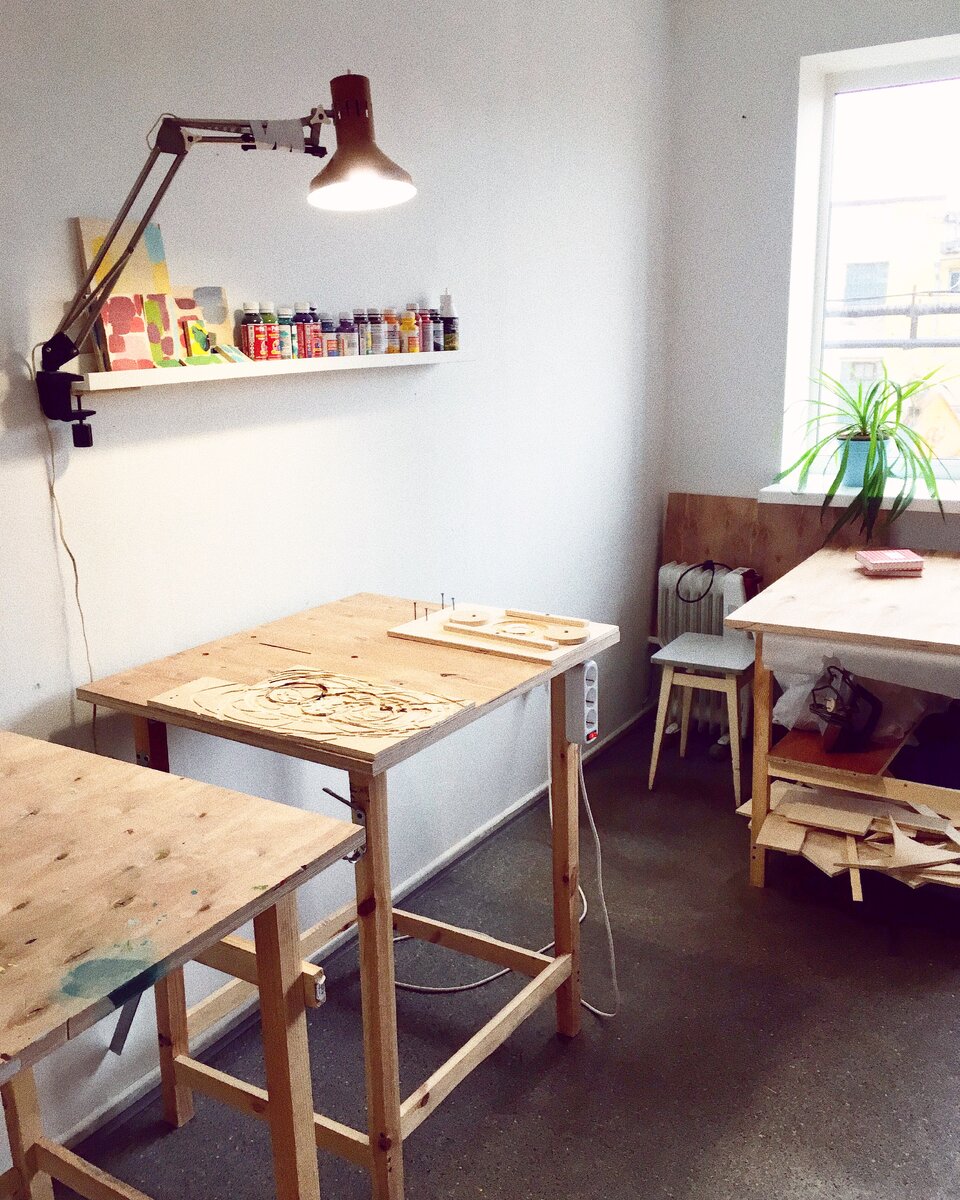 Так выглядит мастерская, когда в ней чисто