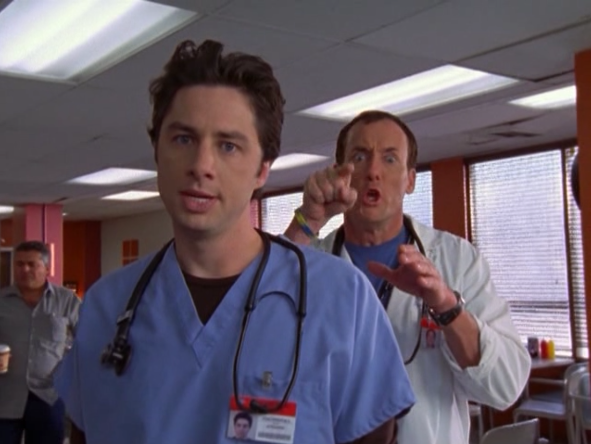 Джей клиник. Scrubs доктор кокс.