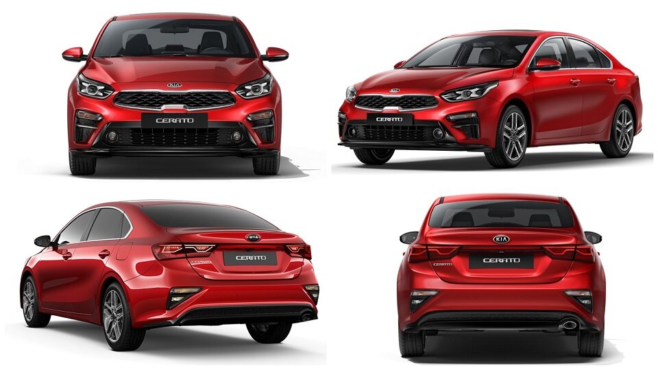 Kia Cerato 2018 красный
