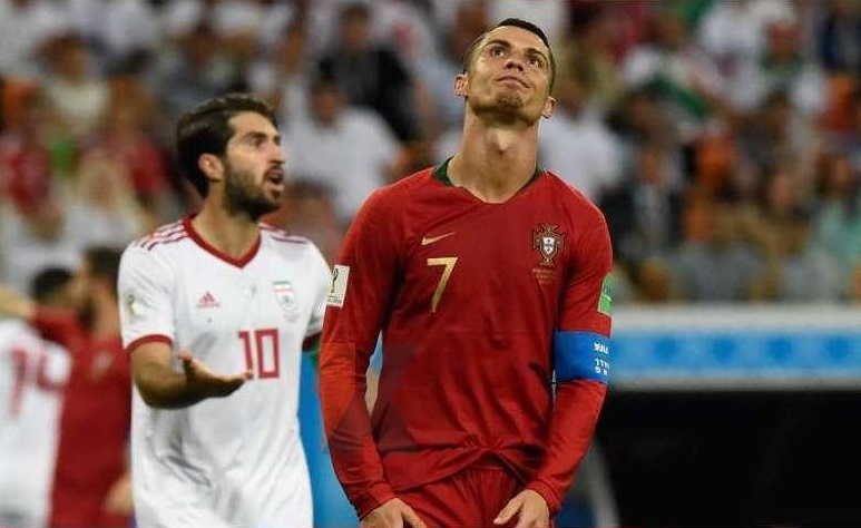 Иран сравнивает счет с Португалией на последних минутах матча