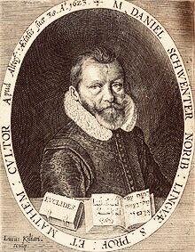 Портрет математика и лингвиста Даниеля Швентера.