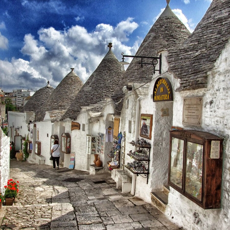 Альберобелло – небольшой город на юге Италии