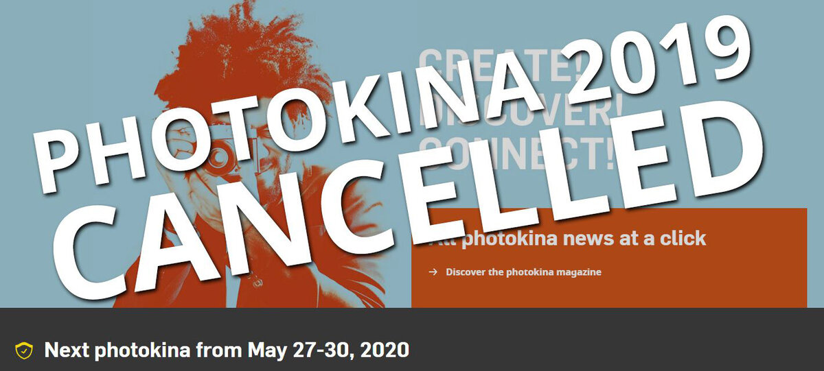  Это будет немного шоком, особенно для всех тех людей, которые решили пропустить выставки Photokina в этом году для участия в очередной выставке фотокина в мае 2019. Немецкая Ассоциация Фотоиндустрии (PIV) теперь решила, что Photokina 2019 не будет. Вместо этого новый ежегодный цикл шоу начнется в 2020.
Следующая Фотокина изначально была запланирована на среду 8-11 мая 2019 года, но теперь о новой Фотокине говорится в пресс-релизе…
"photokina 2018 явно превзошла наши и без того оптимистические ожидания своими новаторскими инновациями и 180 000 посетителями из 127 стран”, - объяснил генеральный директор PIV Райнер Фюрес. "В результате мы установили очень высокий уровень для следующего мероприятия. Поэтому маловероятно, что в мае 2019 года, спустя чуть более семи месяцев, мы снова сможем создать ту же атмосферу энтузиазма, которая характеризовала photokina 2018. Именно поэтому мы решили начать плановый годовой цикл в 2020 году.
Надеюсь, не так много людей забронировали рейсы с невозвращаемой оплатой или проживание еще на следующий год. Следующая Фотокина теперь будет 27-30 мая 2020 года.
