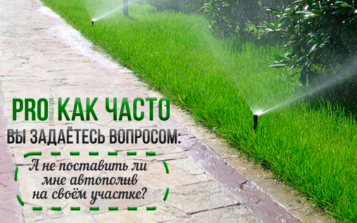 Автополив: Выбор системы полива для частного дома» | PROIRRIGATION СИСТЕМЫ  АВТОПОЛИВА | Дзен