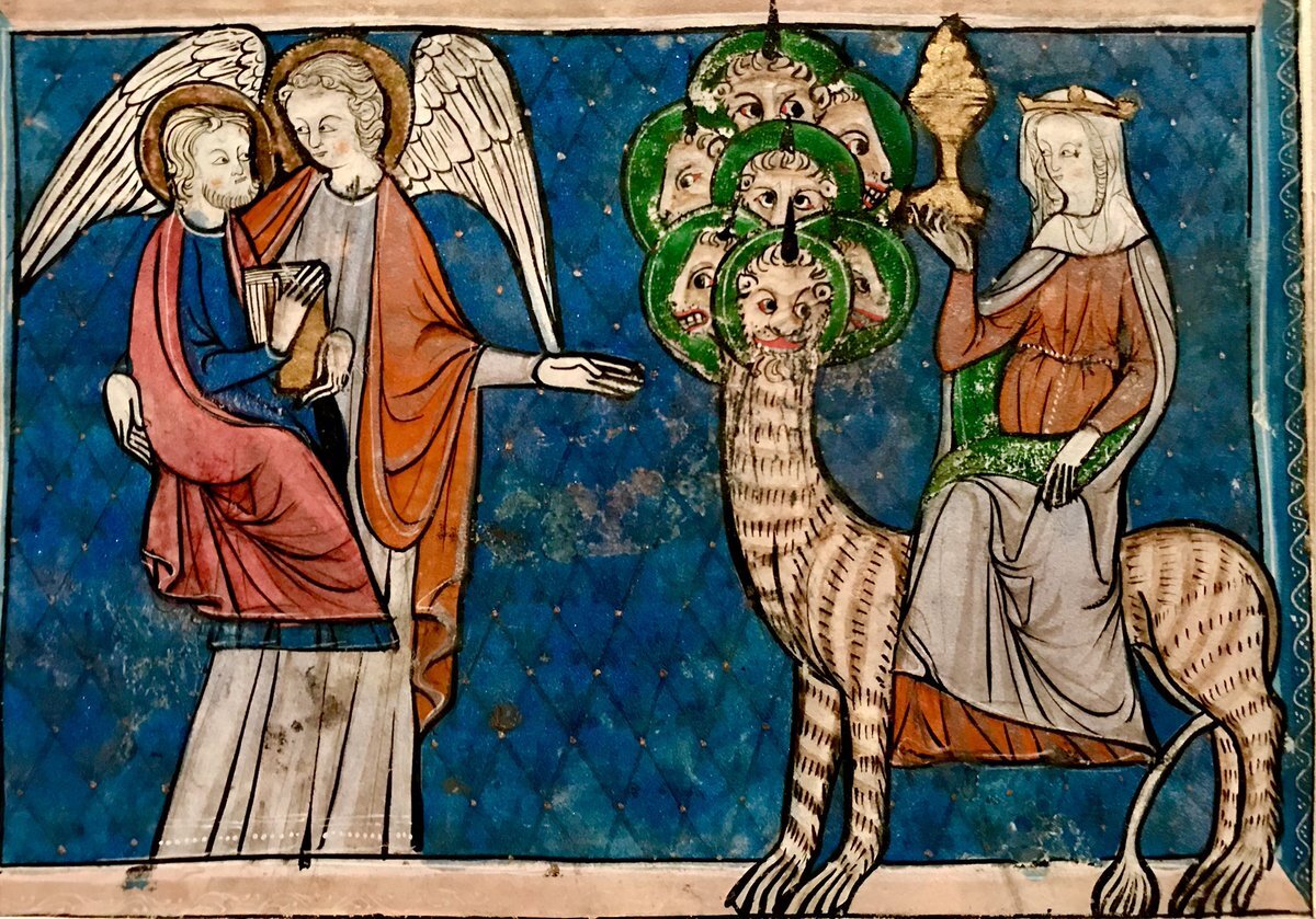 Ангел показывает Иоанну Богослову вавилонскую блудницу  