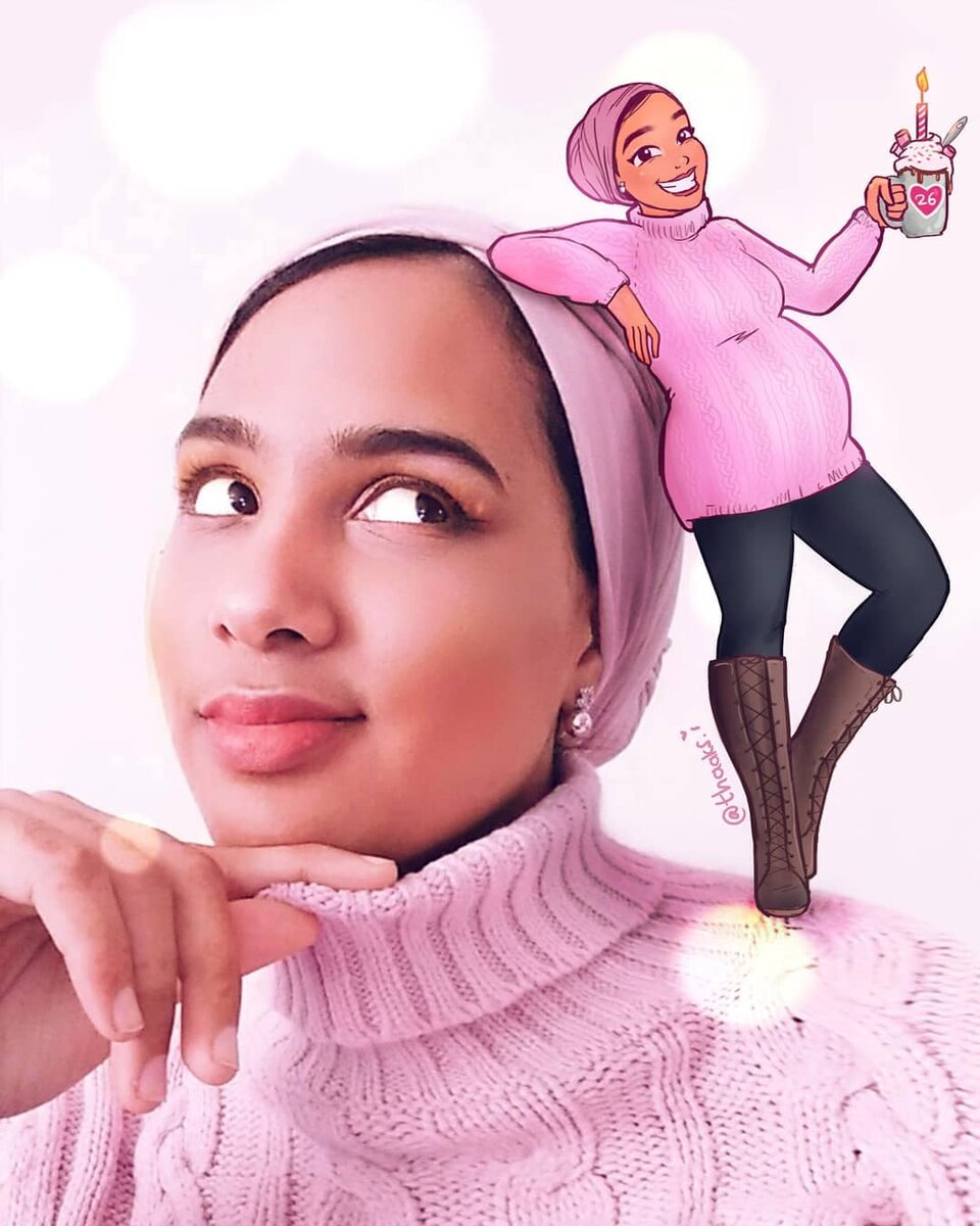 Такира Якобс красива и обаятельна, фото из Instagram художницы. 