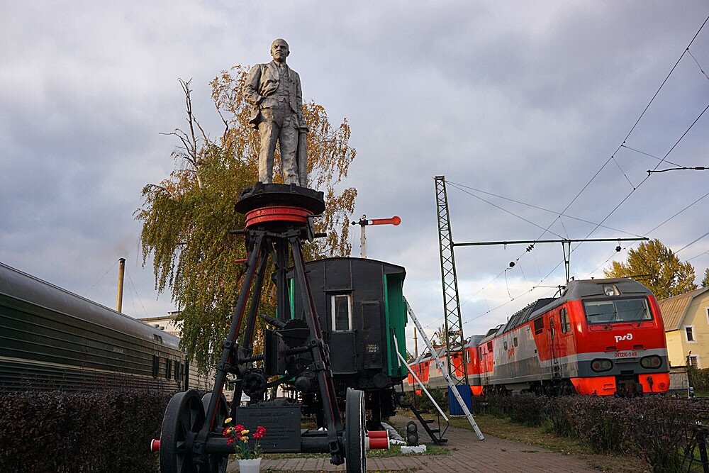 Передвижной памятник Ленину в Москве