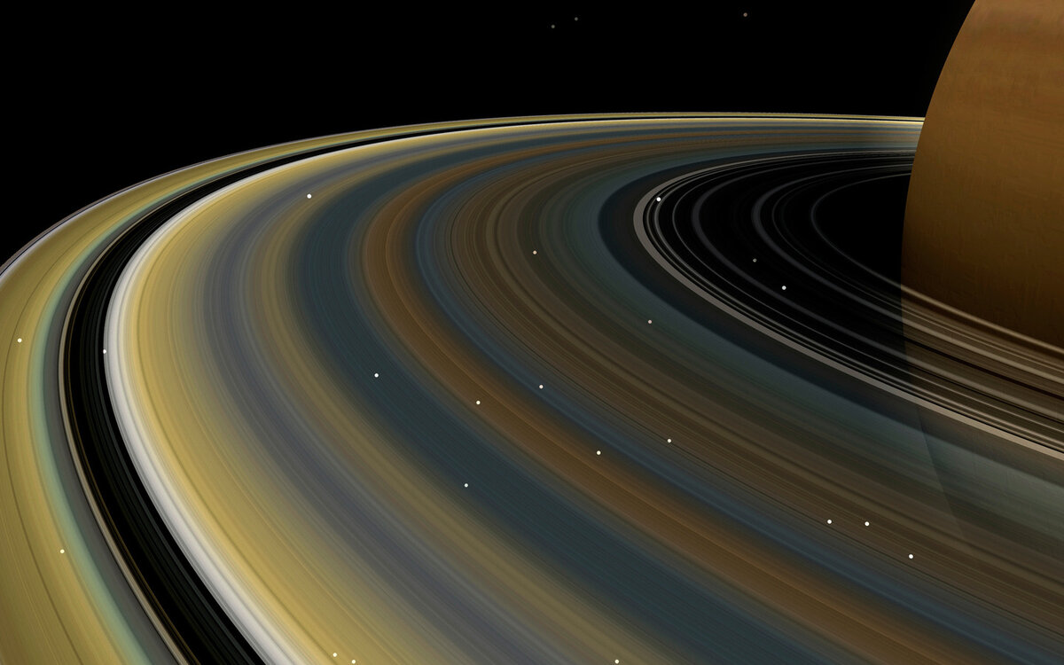 Кольца планета сатурн