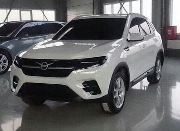 Отклоненный  макет НАМИ. За ним виднеется еще один автомобиль — возможно это и есть  секретный концепт Pininfarina, который в итоге и получил одобрение