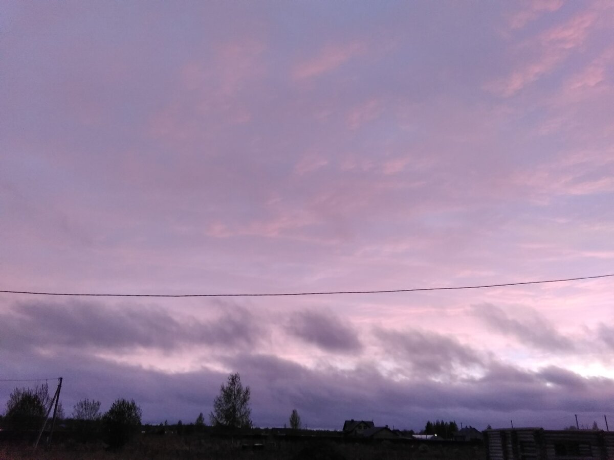 А это невероятные закаты в моей деревне!