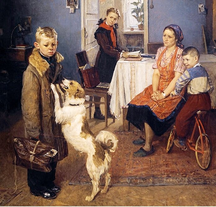 Ф. Решетников "Опять двойка" 1952