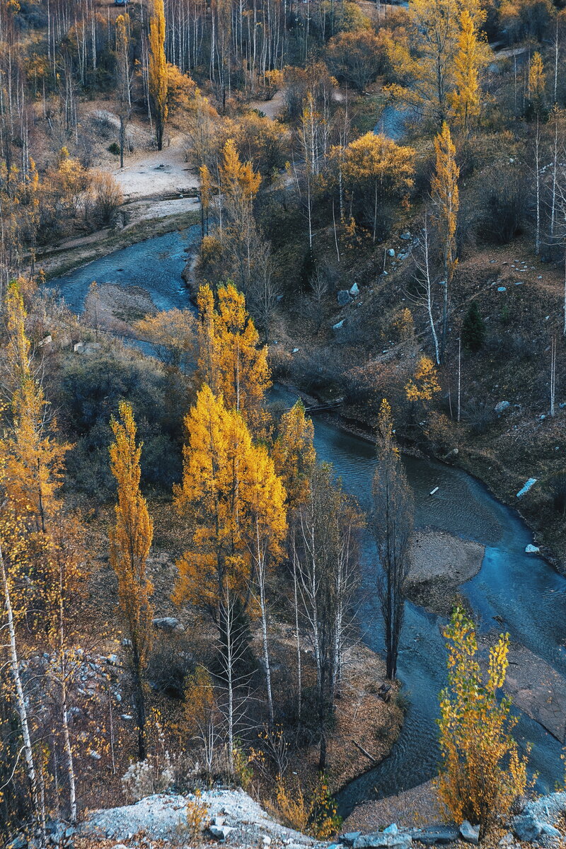 Мы спустимся прямо к речке :)