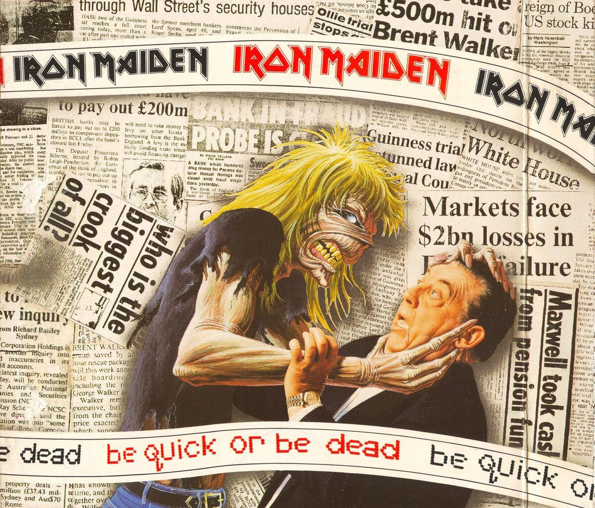 Обложка с одноименного сингла гр. Iron maiden