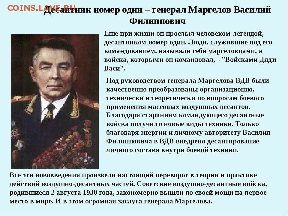 Василий маргелов презентация