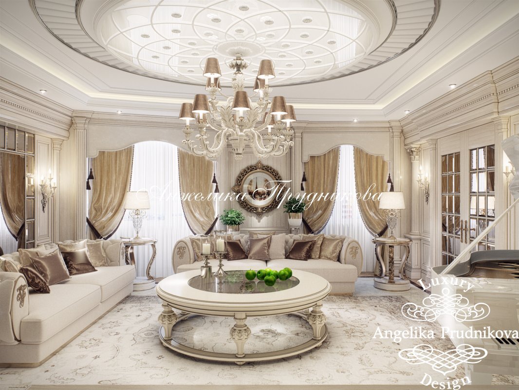 На фото: Красивый ремонт квартиры в классическом стиле в ЖК «Розмарин»