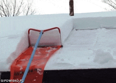 Приспособление для очистки крыши от снега своими руками | Блог самостройщика | Дзен