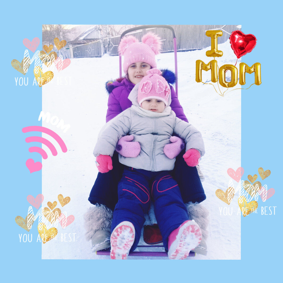 Мои любимые доченьки. Я хочу чтобы они всегда были здоровы и счастливы😍😍😍😗😗😗😘