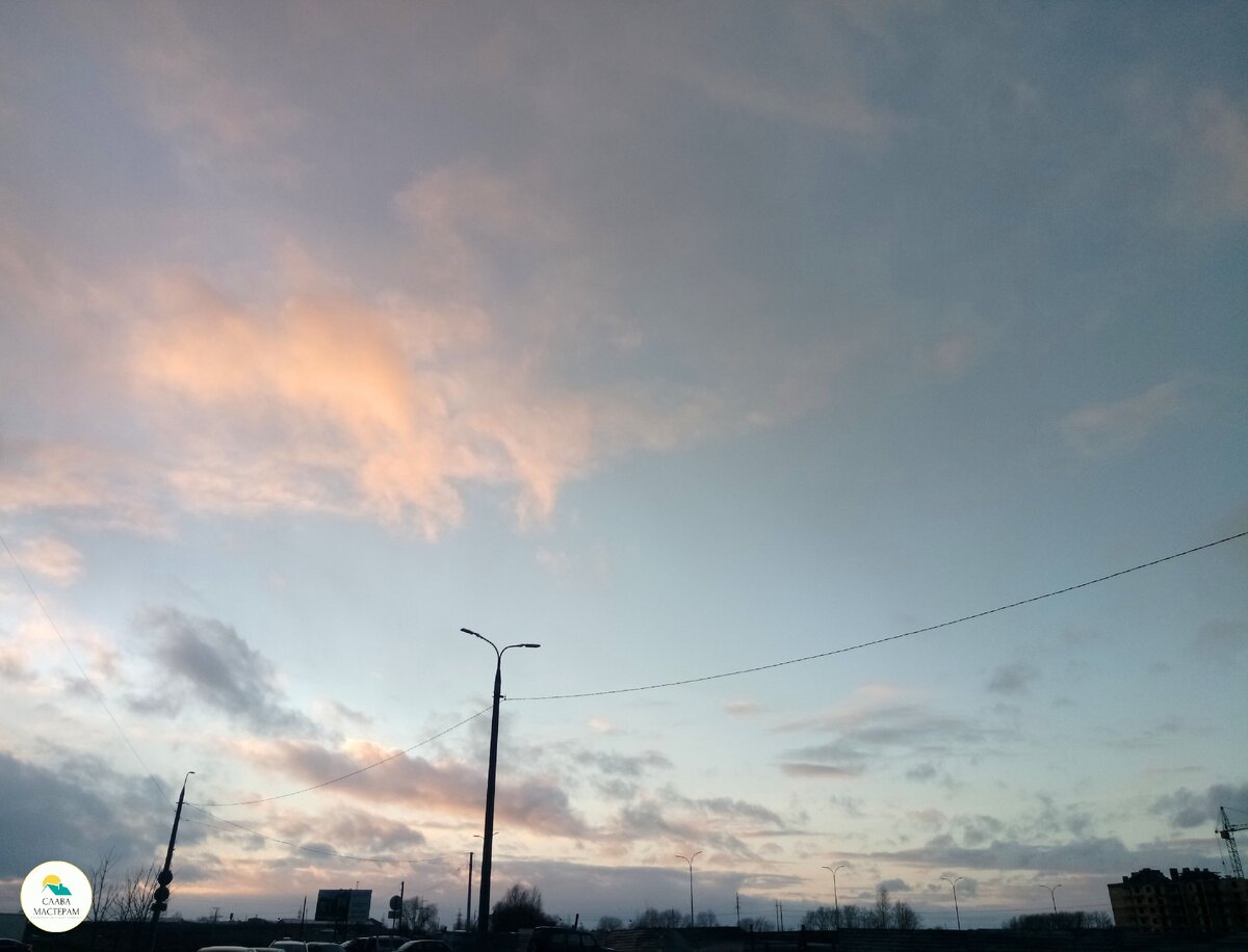 Просто красивый закат в городе :)