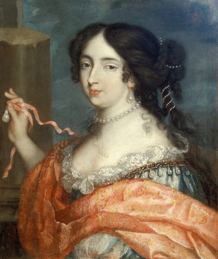 Франсуаза Скаррон в 1670 году, когда она уже 2 года как воспитывала детей короля