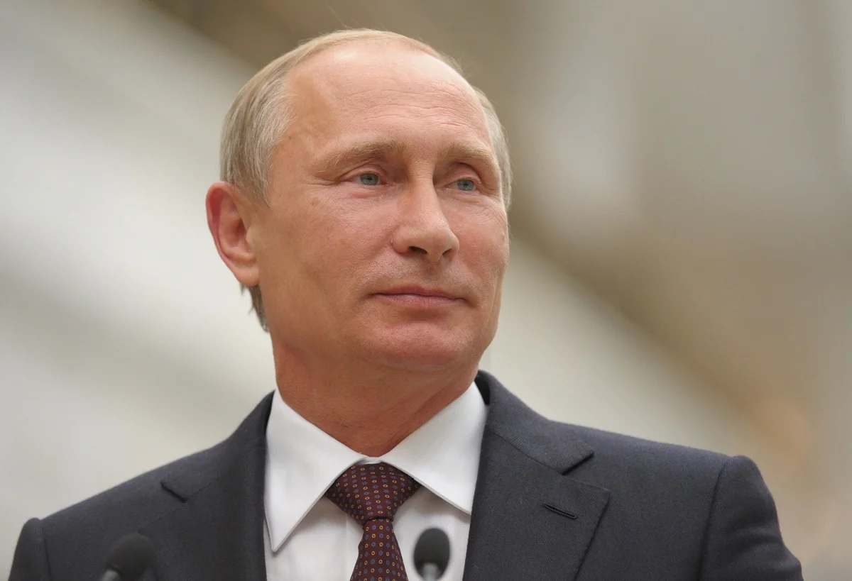 В.В Путин своей персоной