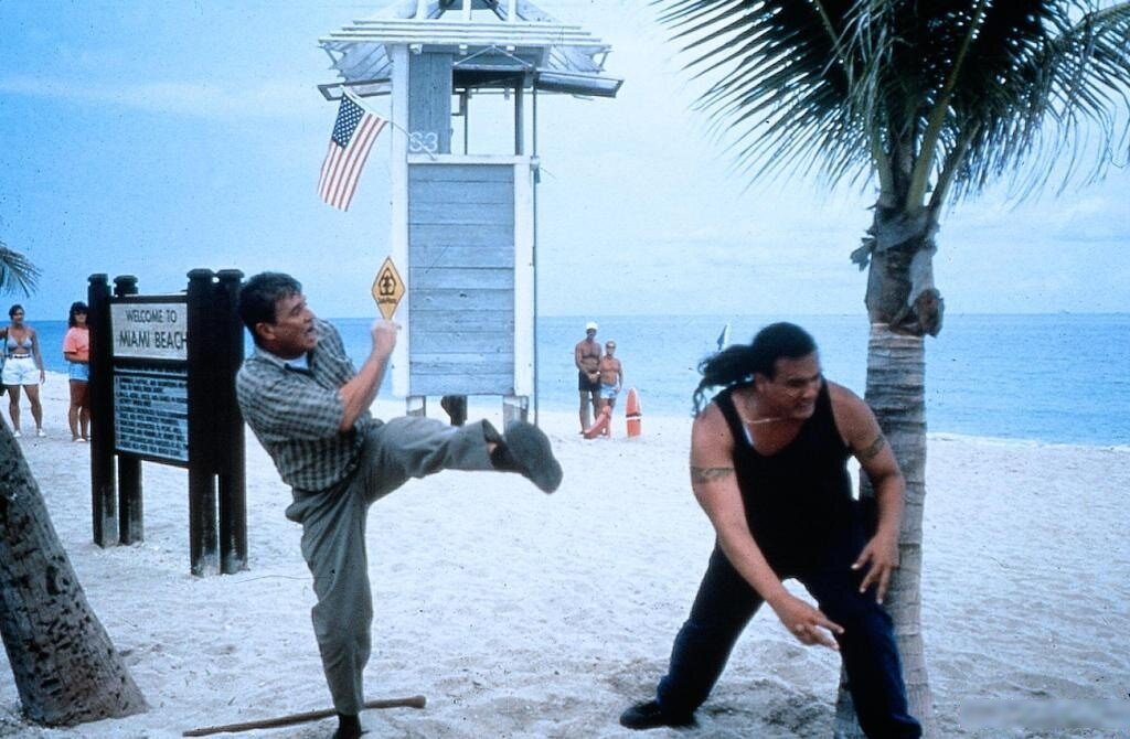 Да, хореографичное кунг-фу - это то, чем Том Беренджер гордится явно не мог. 