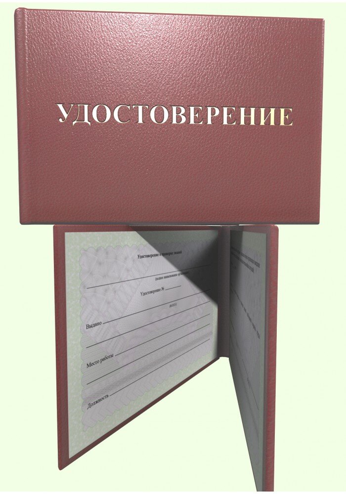 Удостоверение по ГО и ЧС.