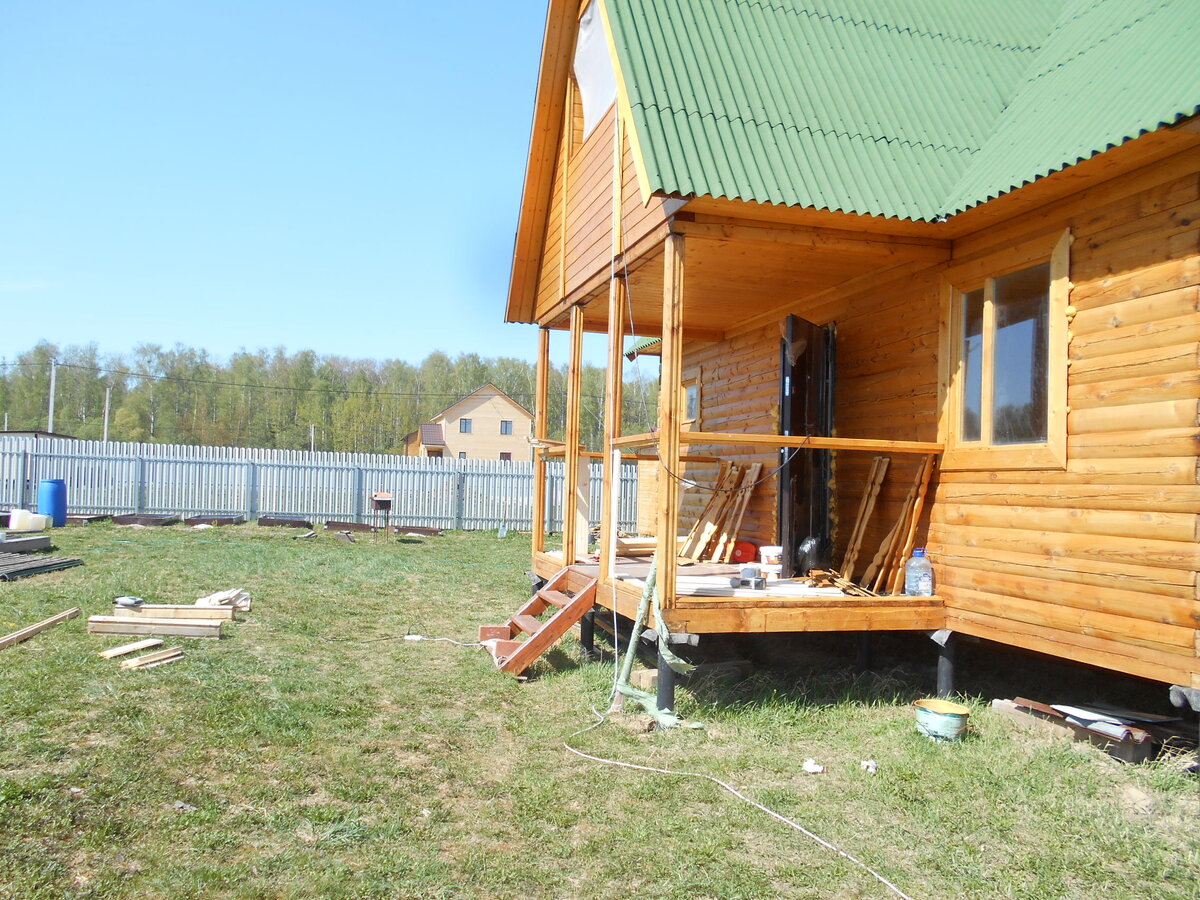 Открытая веранда дома. Необходима ли она? | Загородная жизнь | Дзен