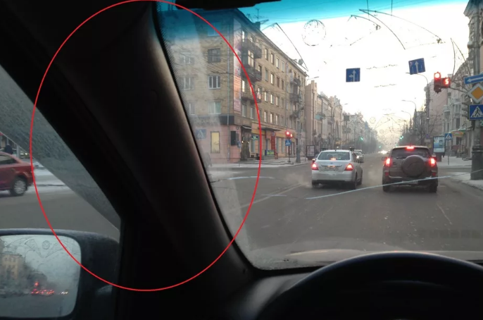 Видите там велосипедиста? А он там может быть. Фото с сайта drive2.ru