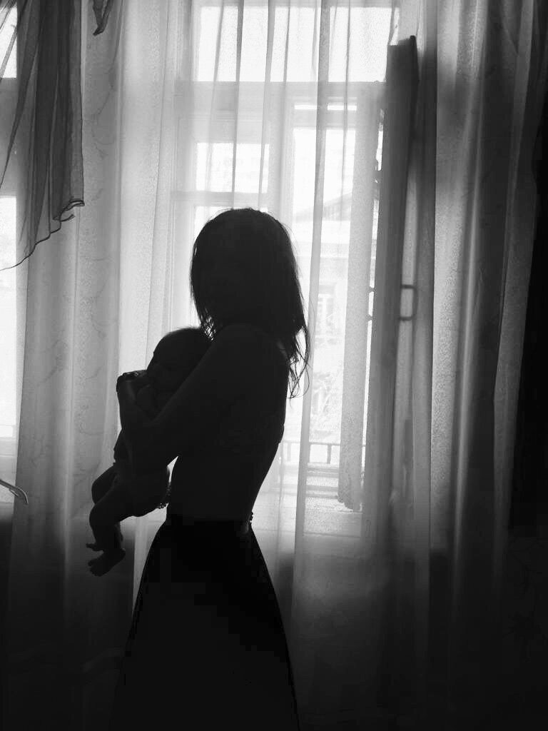 Я с двух месячной дочкой 