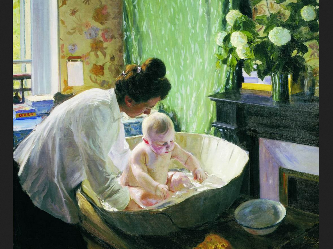 Борис Кустодиев "Утро"