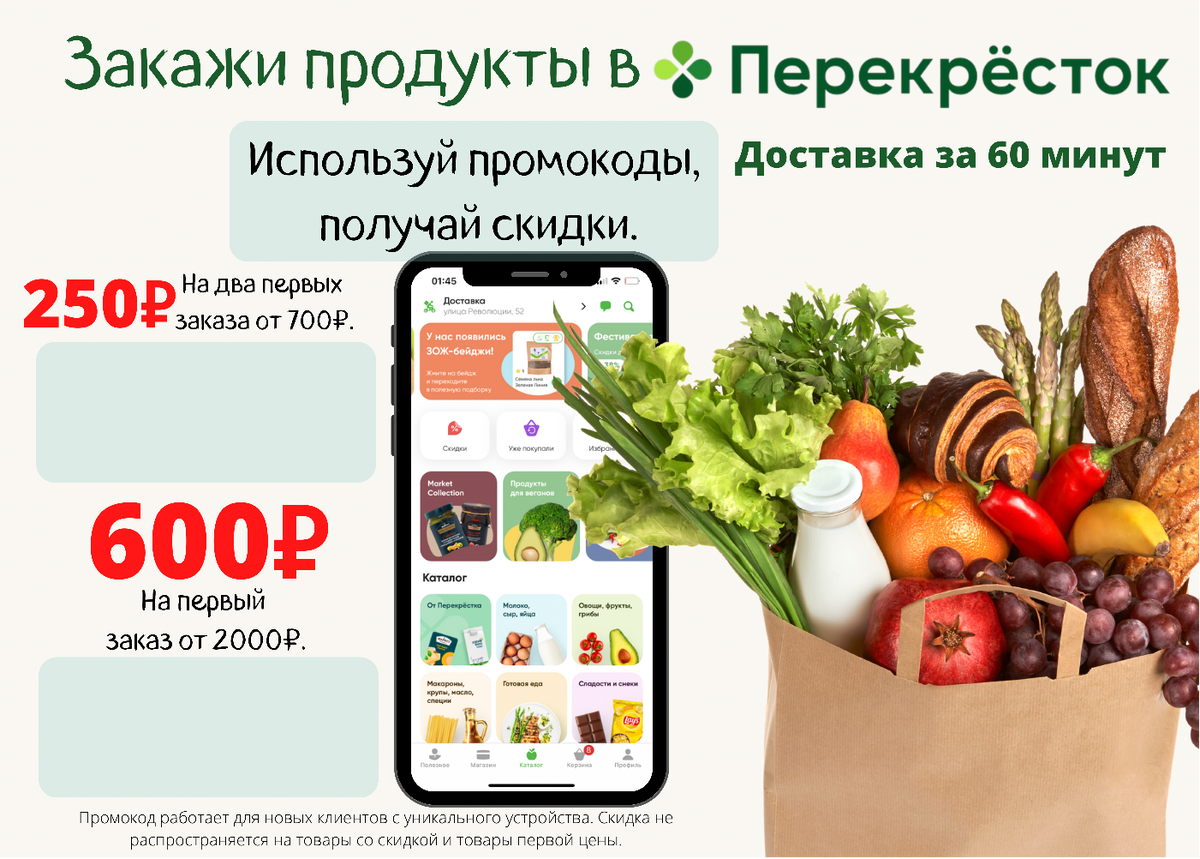 Перекресток доставка продуктов на дом. | Tviga | Дзен