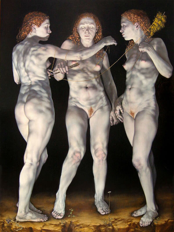  ©  Габриэль Грэн   / Gabriel Gruen   Па́рки — три богини судьбы в древнеримской мифологии