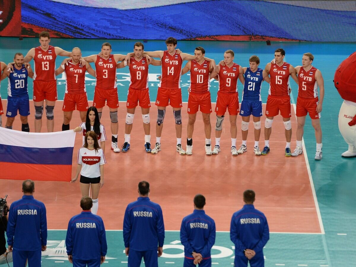    Волейболисты сборной России© РИА Новости / Владимир Песня