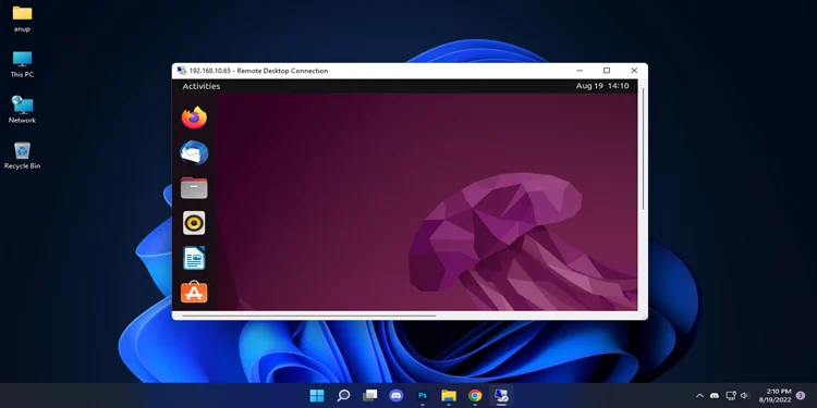 Remote linux