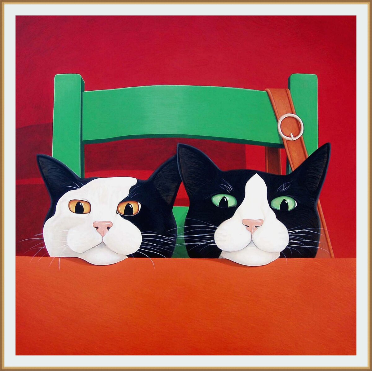Художник Вики Маунт / Vicky Mount / Waiting for Dinner / В ожидании ужина