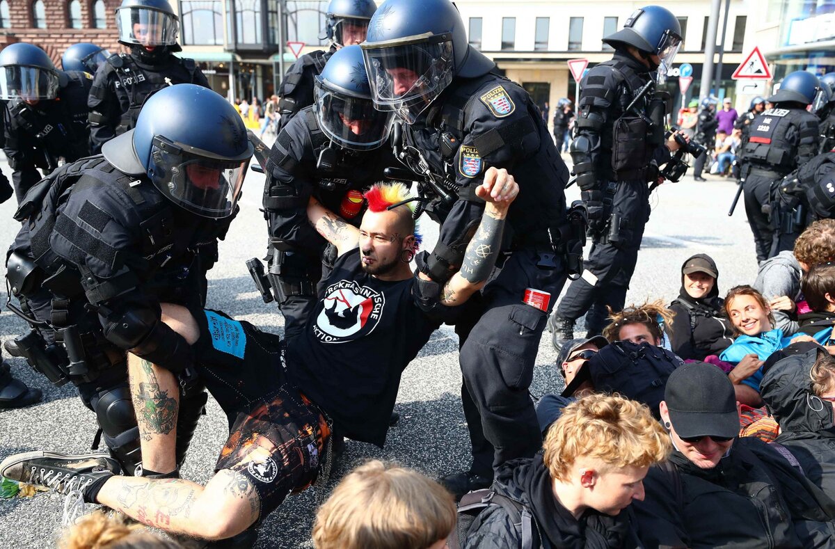 демонстрации в германии