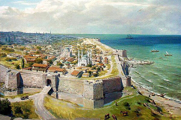 Современная иллюстрация. Крепость Анапа