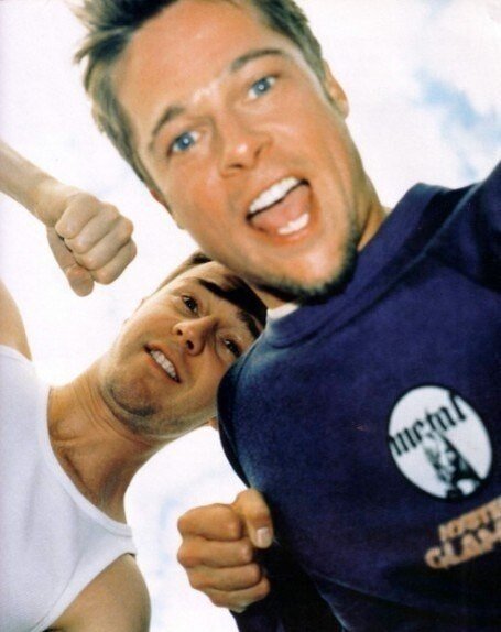 Эвдард Нортон и Брэд Питт