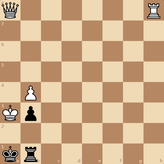 Мат в 2 хода. Задача по шахматам.