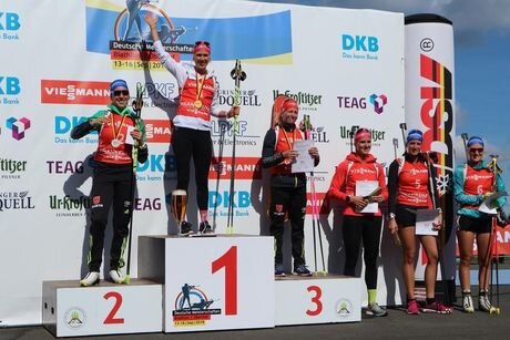 Хорн выигрывает преследование на летнем чемпионате Германии