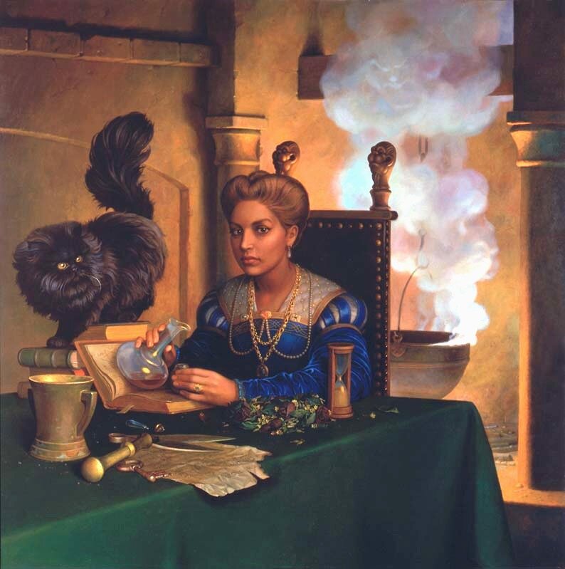 Фэнтези на ведьминскую тему 