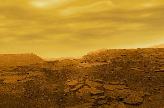 Атмосфера на Венере настоящий ад, поверхность настолько раскалена что на ней расплавится свинец