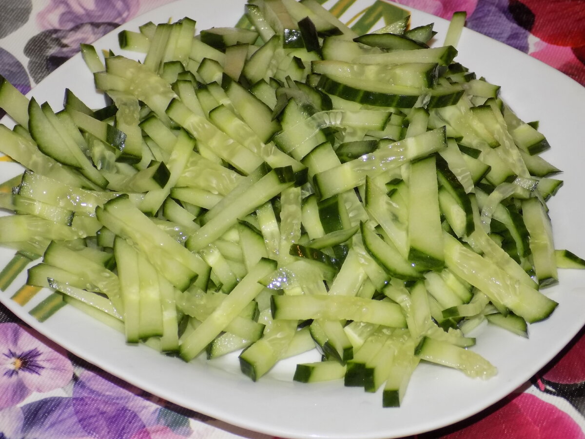 рецепты салатов, простой вкусный