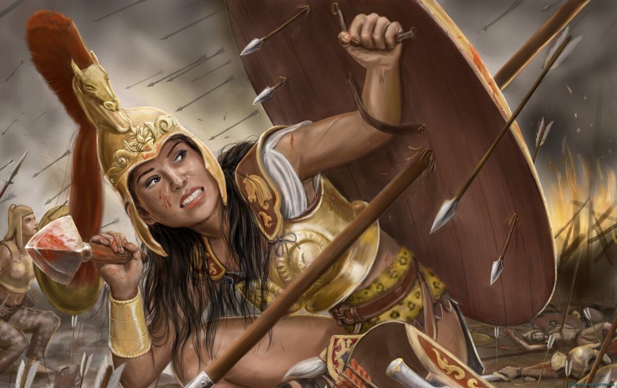 Амазонка в бою