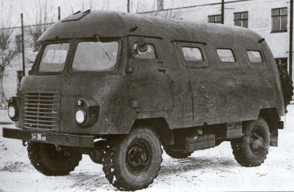  В 1964 году советские инженеры создали "атомостойкий" кузов КЗ-1, который установили на шасси "шишиги". 

Напомним предысторию. В 1964 году ГАЗ-66 пришёл на смену покорителю целины ГАЗ-63.