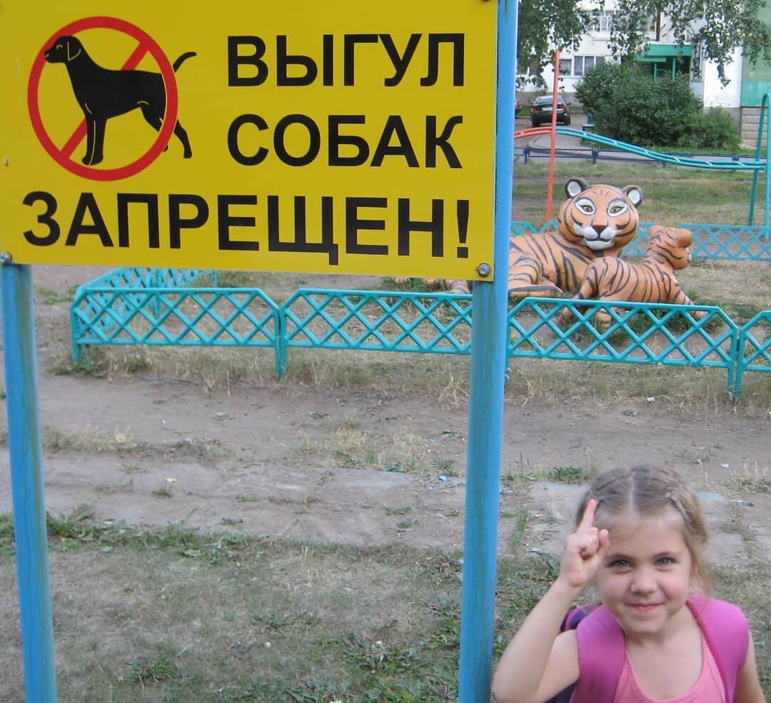 Даже ребёнку ясно, что детские площадки предназначены для детей